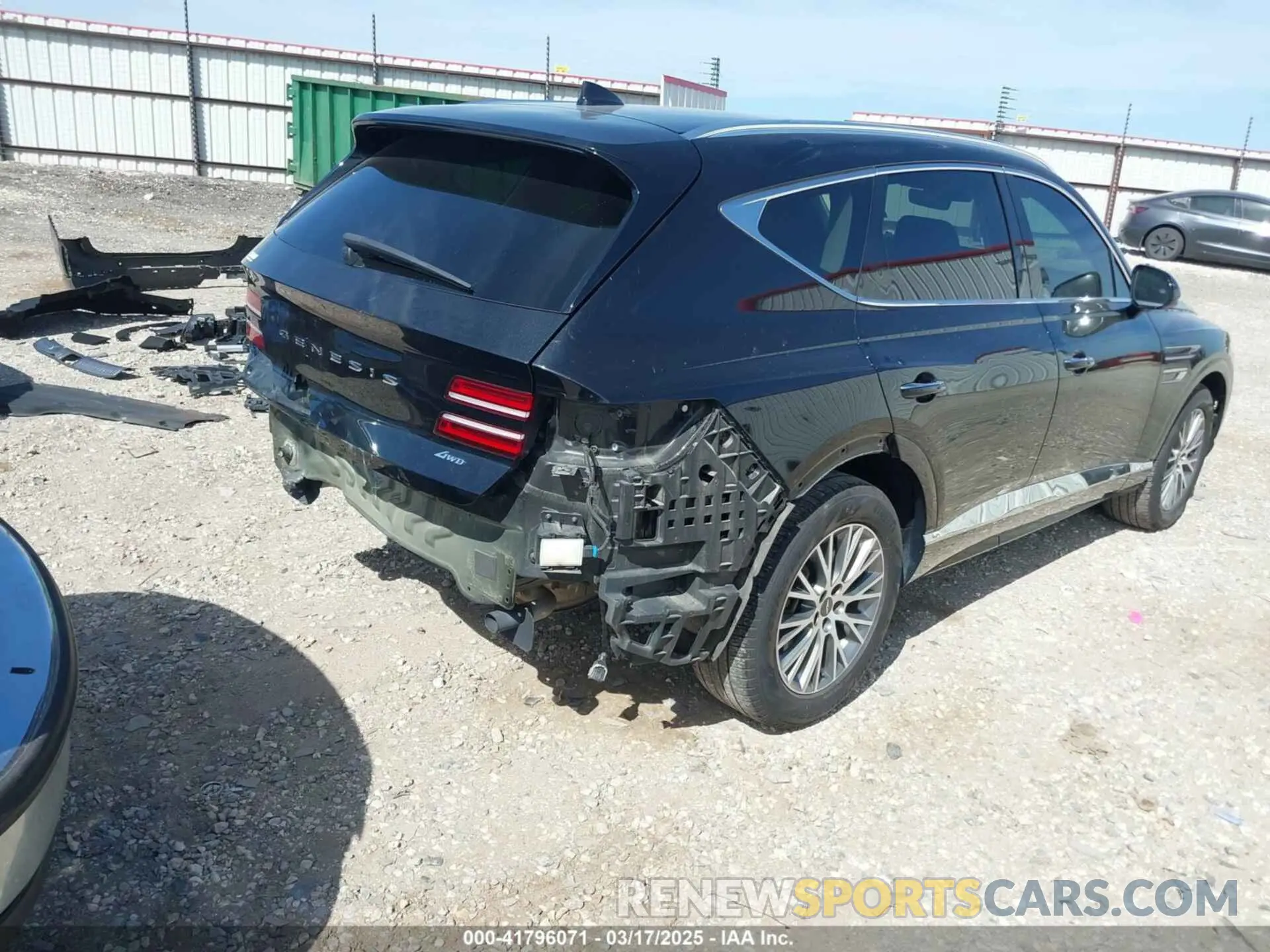 4 Photograph of a damaged car KMUHBDSB0MU036656 GENESIS GV80 2021