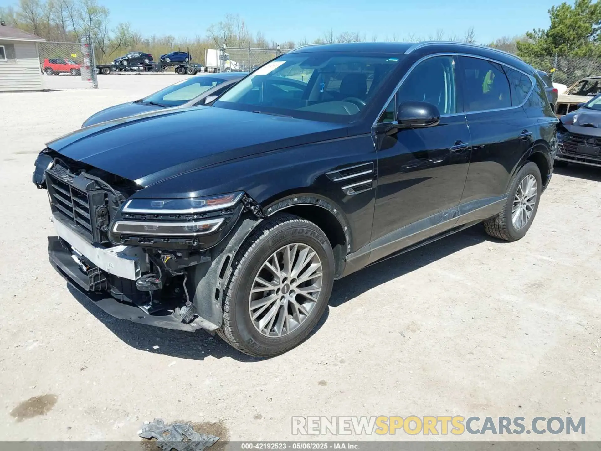 2 Photograph of a damaged car KMUHBDSB1MU042935 GENESIS GV80 2021