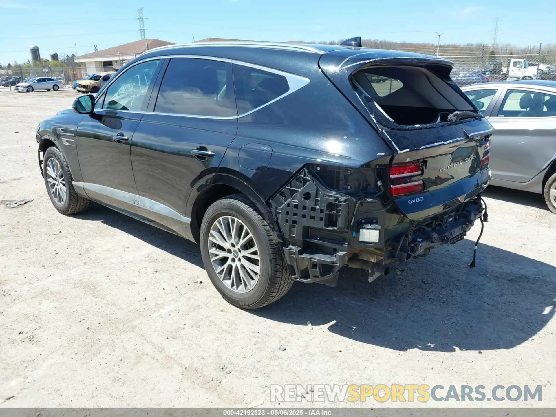3 Photograph of a damaged car KMUHBDSB1MU042935 GENESIS GV80 2021