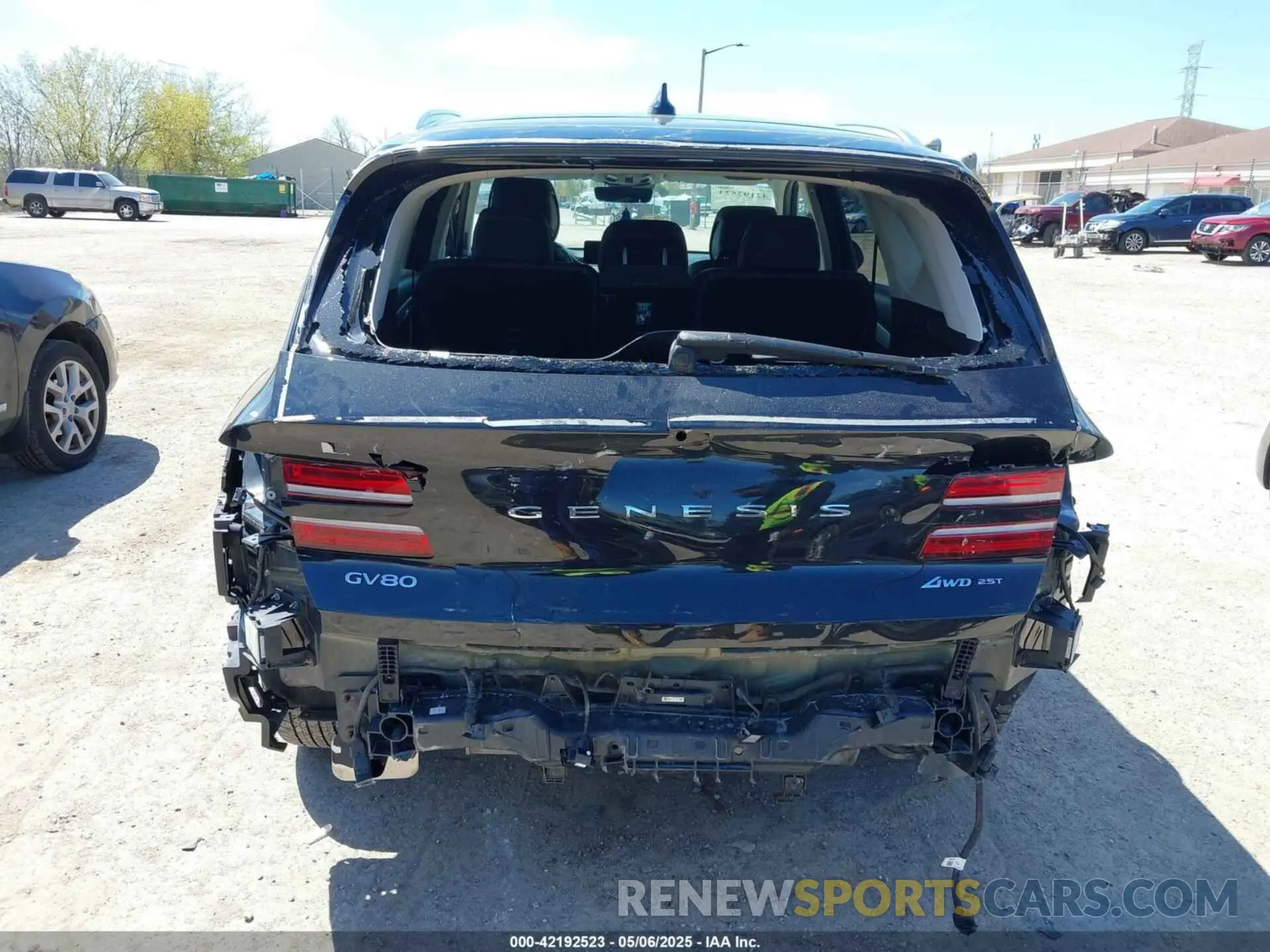 6 Photograph of a damaged car KMUHBDSB1MU042935 GENESIS GV80 2021
