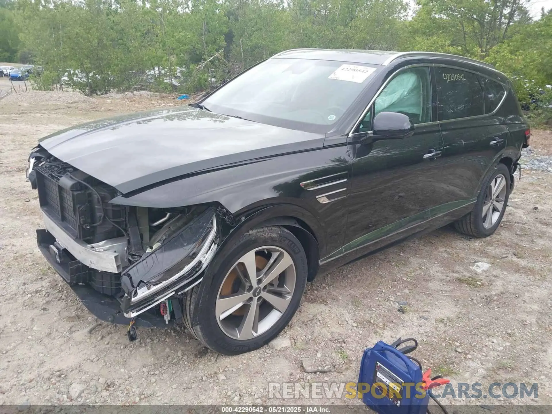 2 Photograph of a damaged car KMUHBDSB5MU037611 GENESIS GV80 2021
