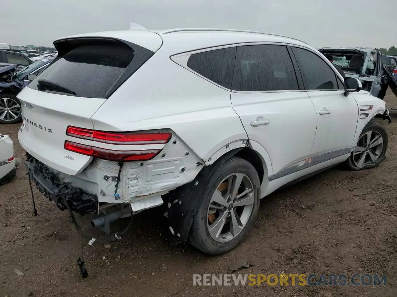 3 Photograph of a damaged car KMUHBDSB5MU040718 GENESIS GV80 2021