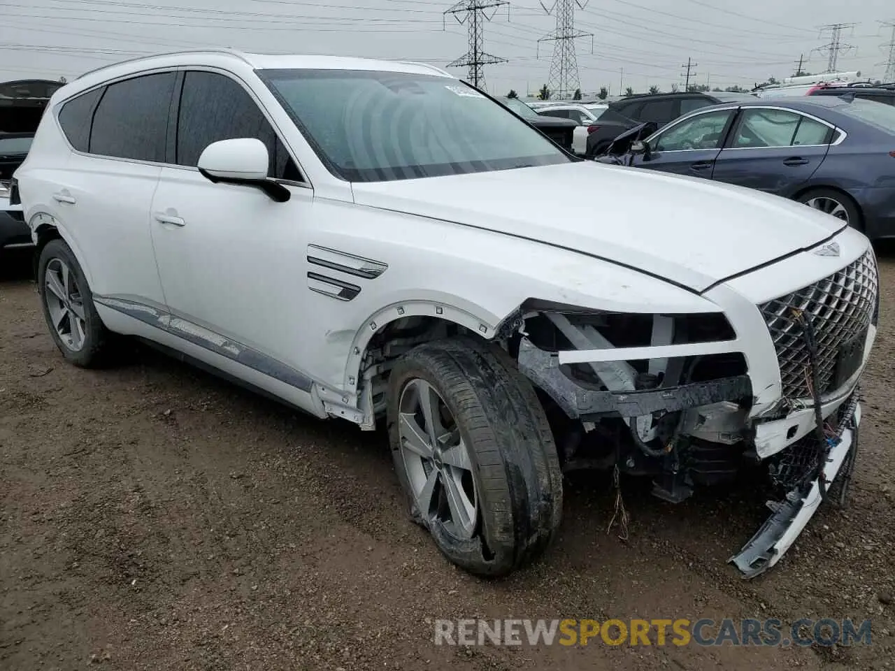 4 Photograph of a damaged car KMUHBDSB5MU040718 GENESIS GV80 2021