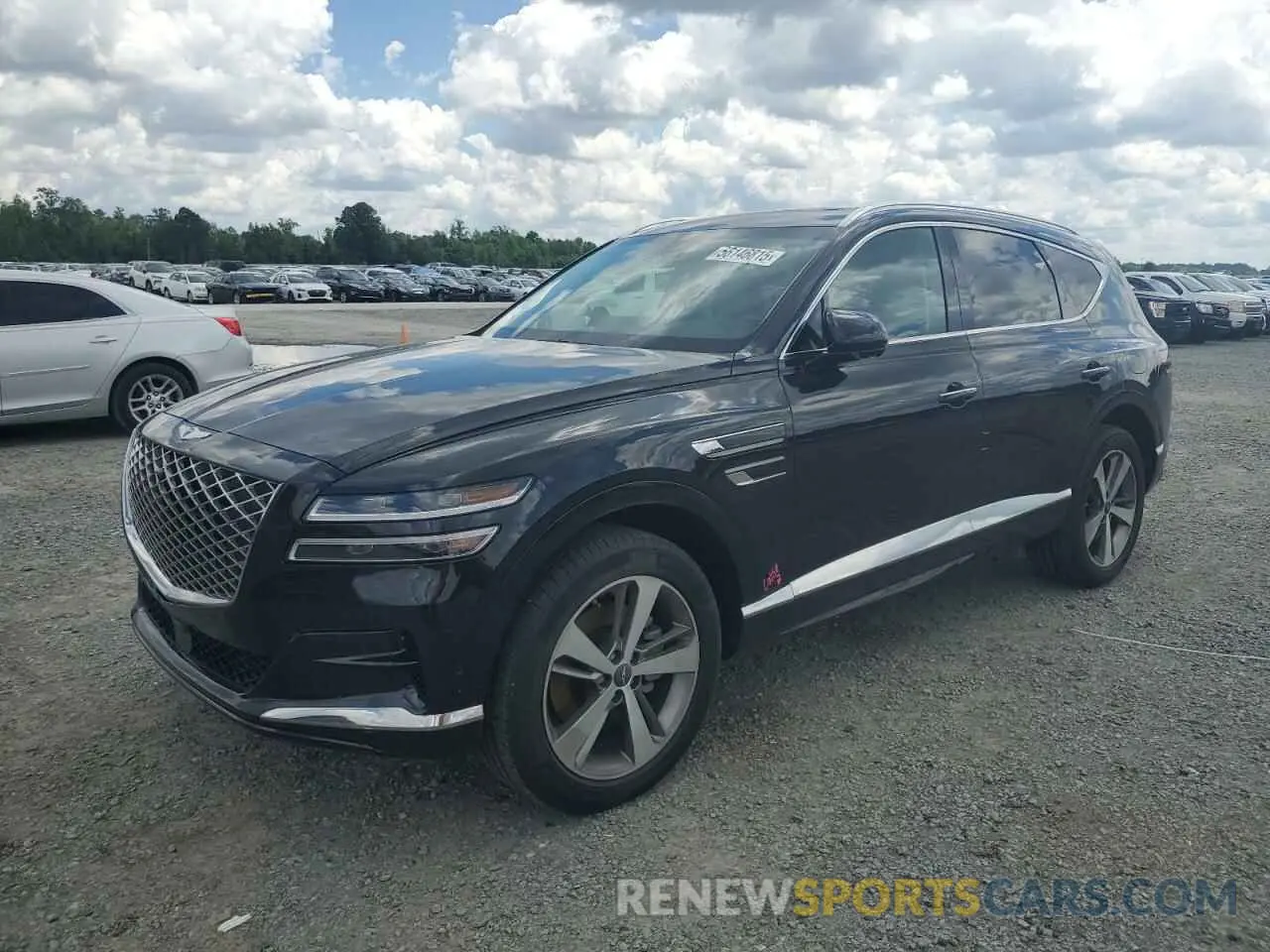 1 Photograph of a damaged car KMUHBDSB6MU051632 GENESIS GV80 2021