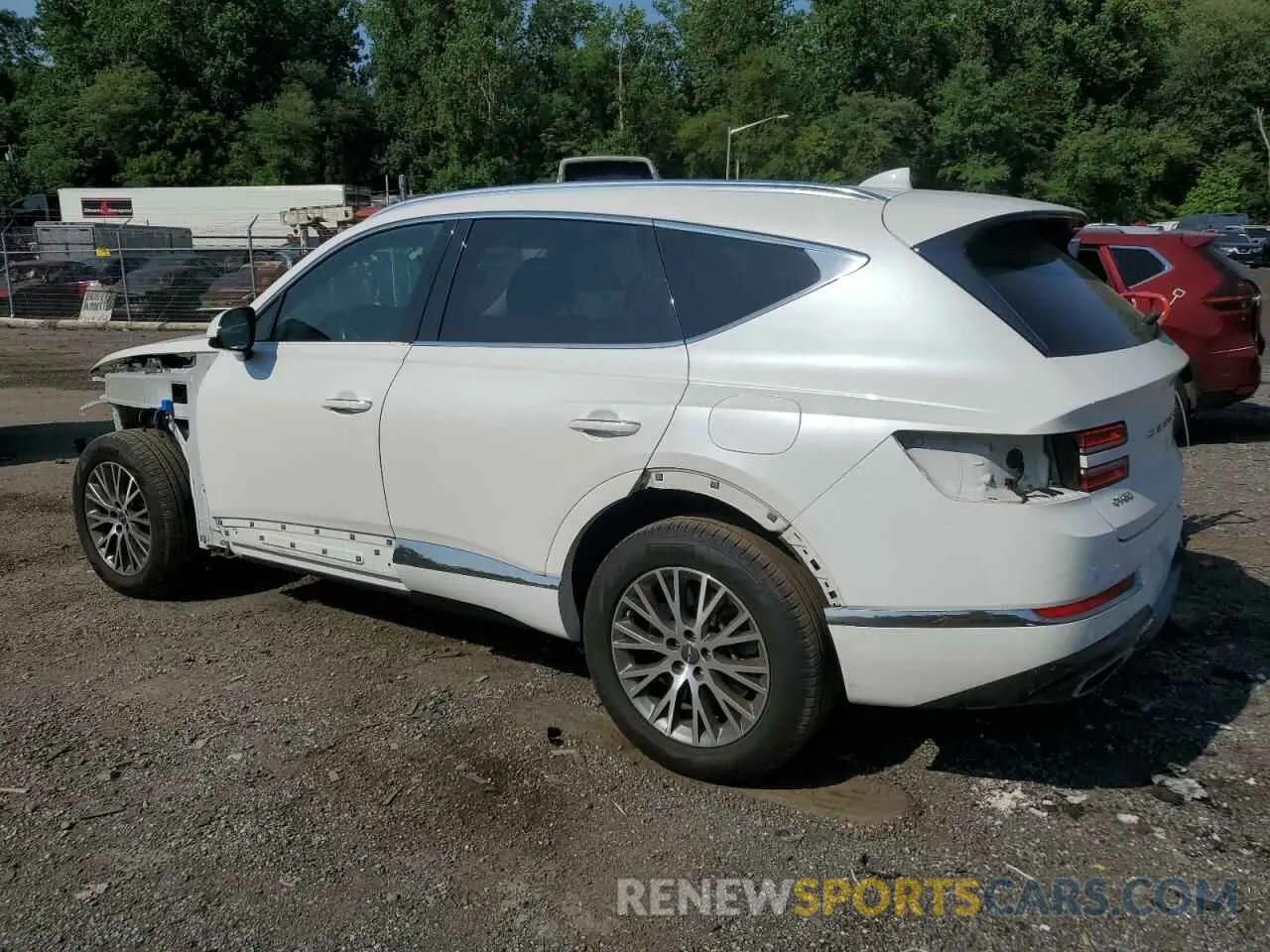 2 Photograph of a damaged car KMUHBDSB9MU036008 GENESIS GV80 2021