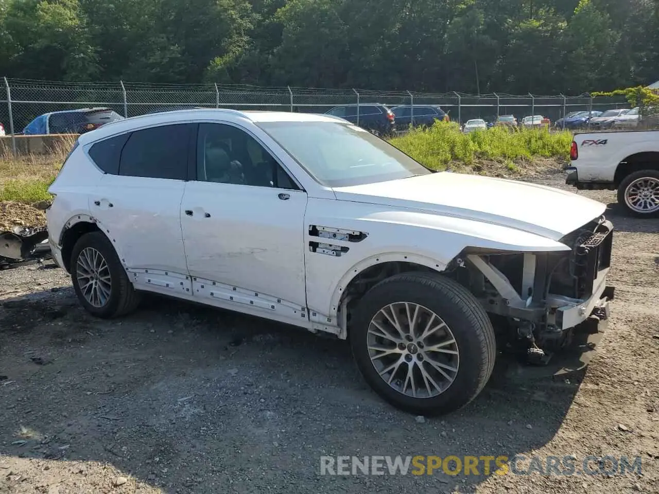 4 Photograph of a damaged car KMUHBDSB9MU036008 GENESIS GV80 2021