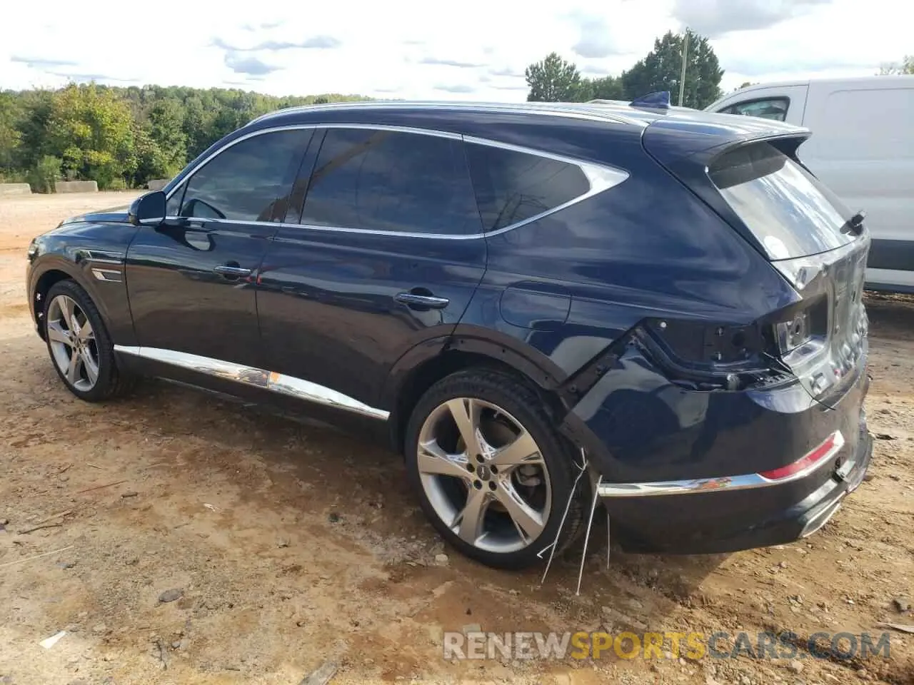 2 Photograph of a damaged car KMUHBDSB9MU048157 GENESIS GV80 2021