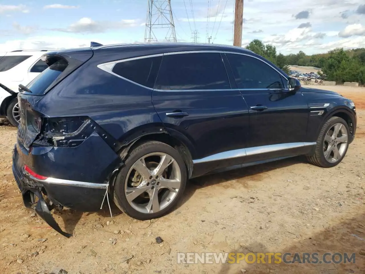 3 Photograph of a damaged car KMUHBDSB9MU048157 GENESIS GV80 2021