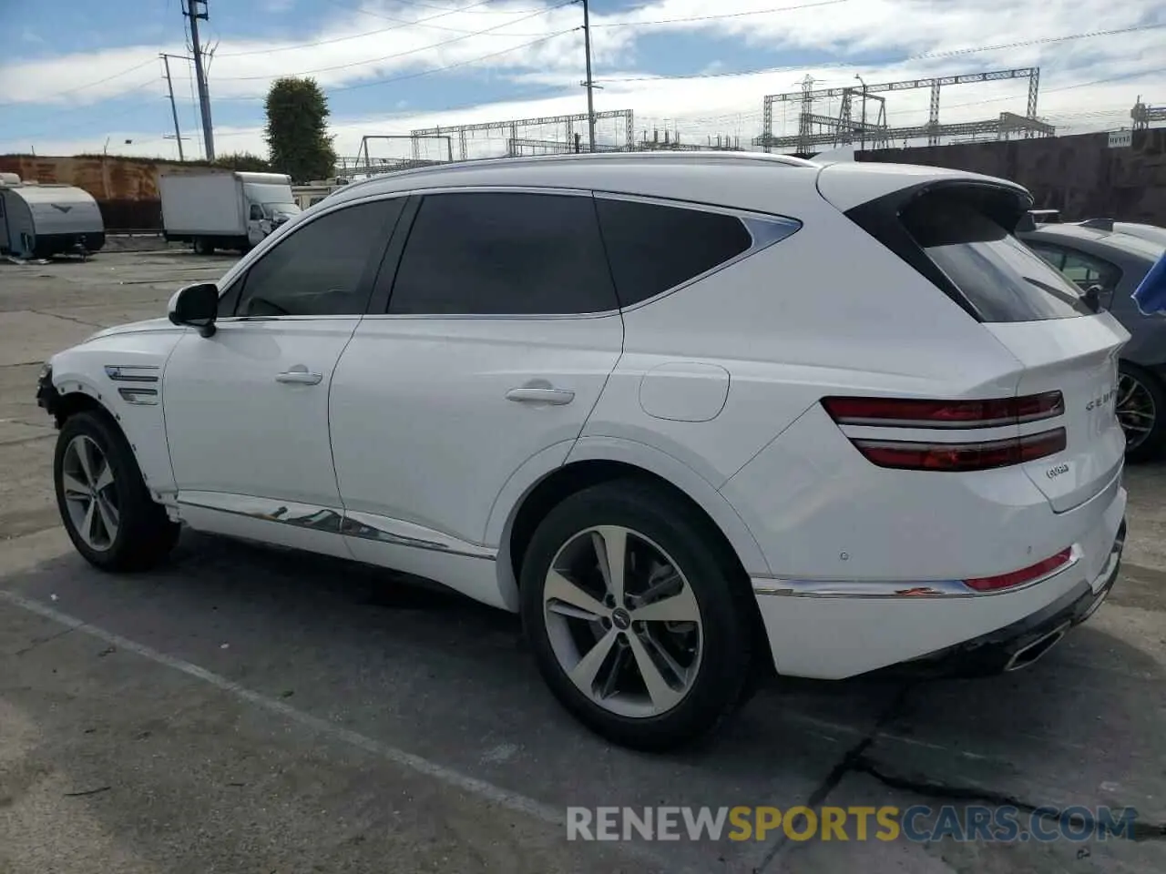 2 Photograph of a damaged car KMUHBDSBXMU041458 GENESIS GV80 2021
