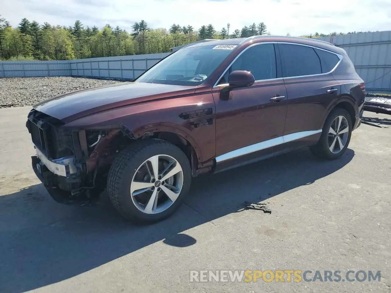 1 Photograph of a damaged car KMUHCESC1MU050691 GENESIS GV80 2021