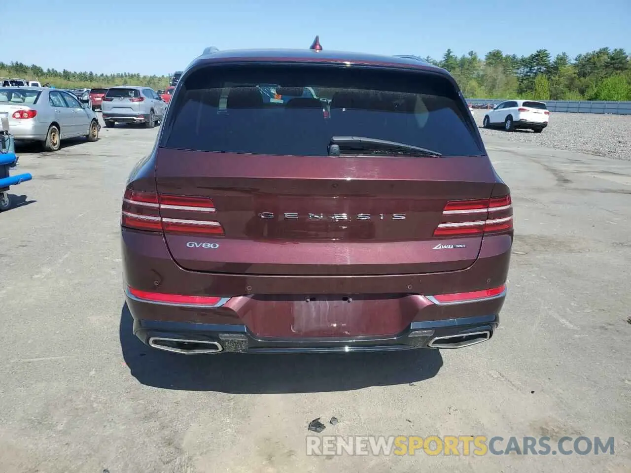 6 Photograph of a damaged car KMUHCESC1MU050691 GENESIS GV80 2021