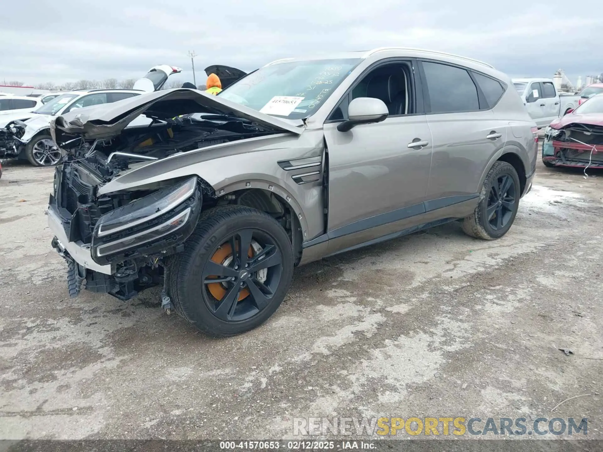 2 Photograph of a damaged car KMUHCESC2MU054572 GENESIS GV80 2021