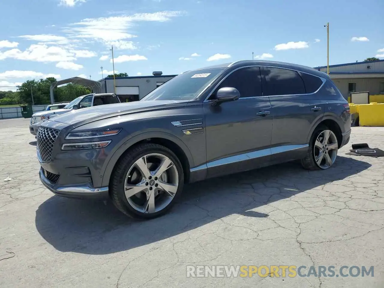 1 Photograph of a damaged car KMUHCESC6MU052971 GENESIS GV80 2021