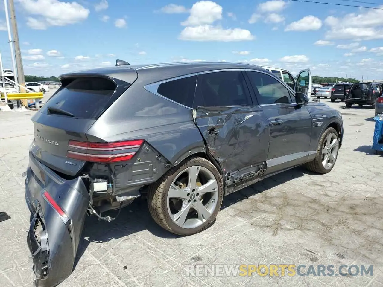 3 Photograph of a damaged car KMUHCESC6MU052971 GENESIS GV80 2021