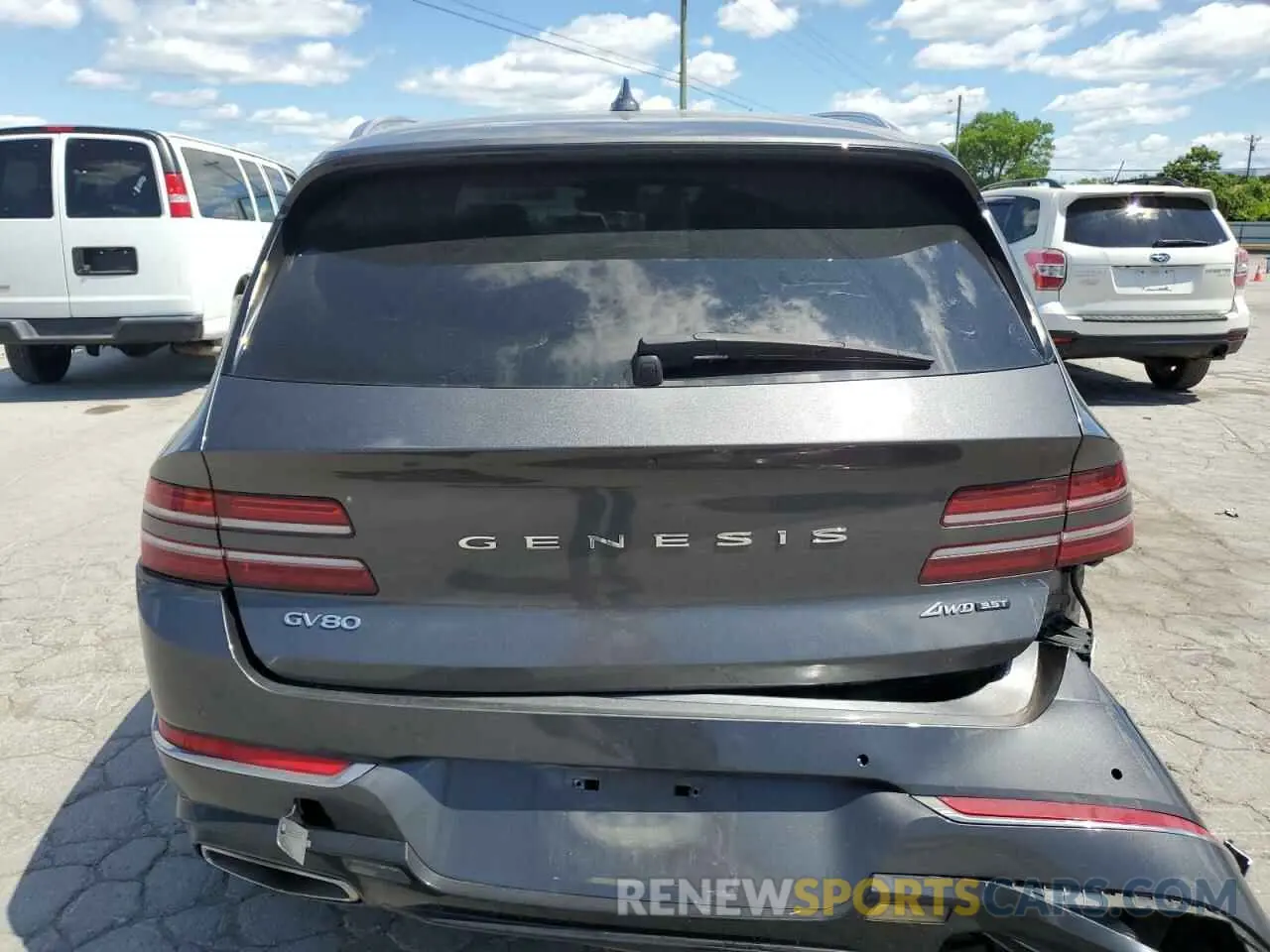 6 Photograph of a damaged car KMUHCESC6MU052971 GENESIS GV80 2021