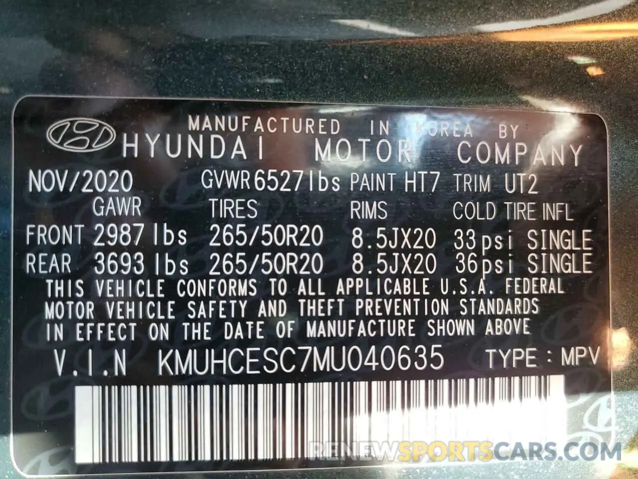 14 Photograph of a damaged car KMUHCESC7MU040635 GENESIS GV80 2021