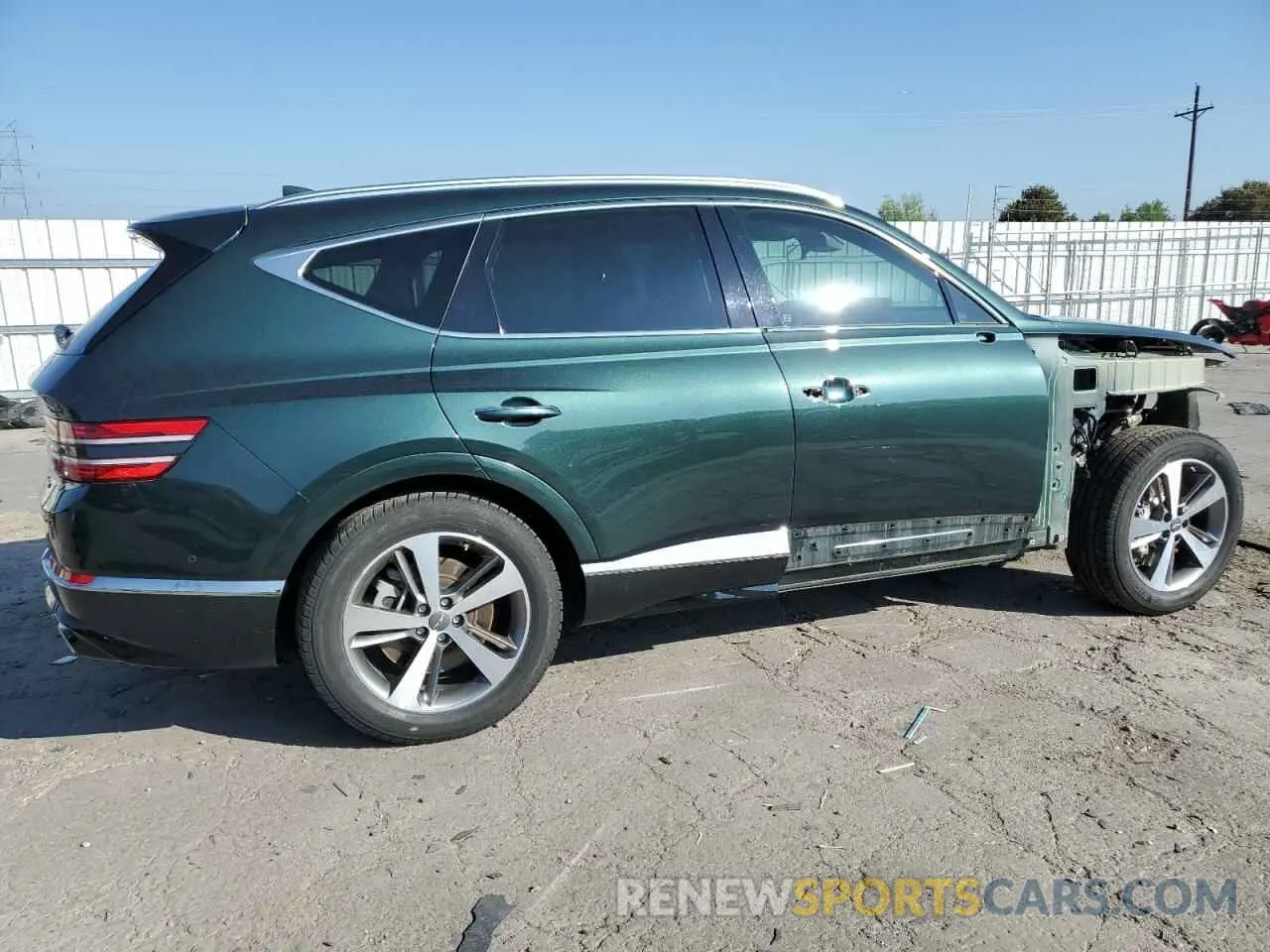 3 Photograph of a damaged car KMUHCESC7MU040635 GENESIS GV80 2021