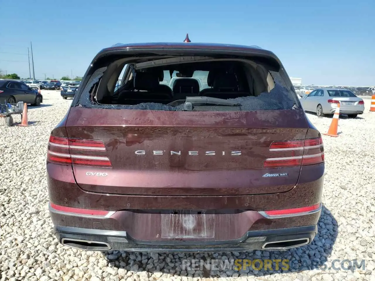 6 Photograph of a damaged car KMUHCESC7MU044023 GENESIS GV80 2021