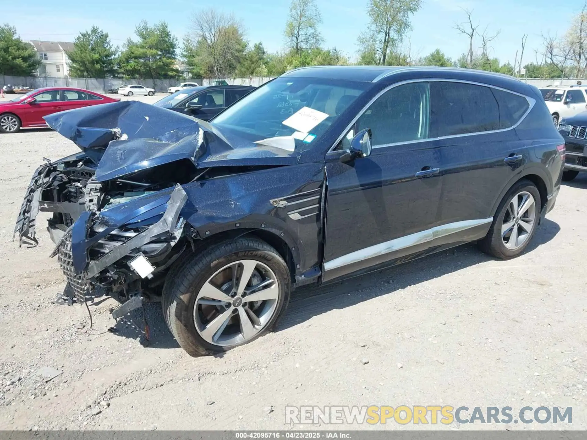 2 Photograph of a damaged car KMUHCESC7MU066507 GENESIS GV80 2021