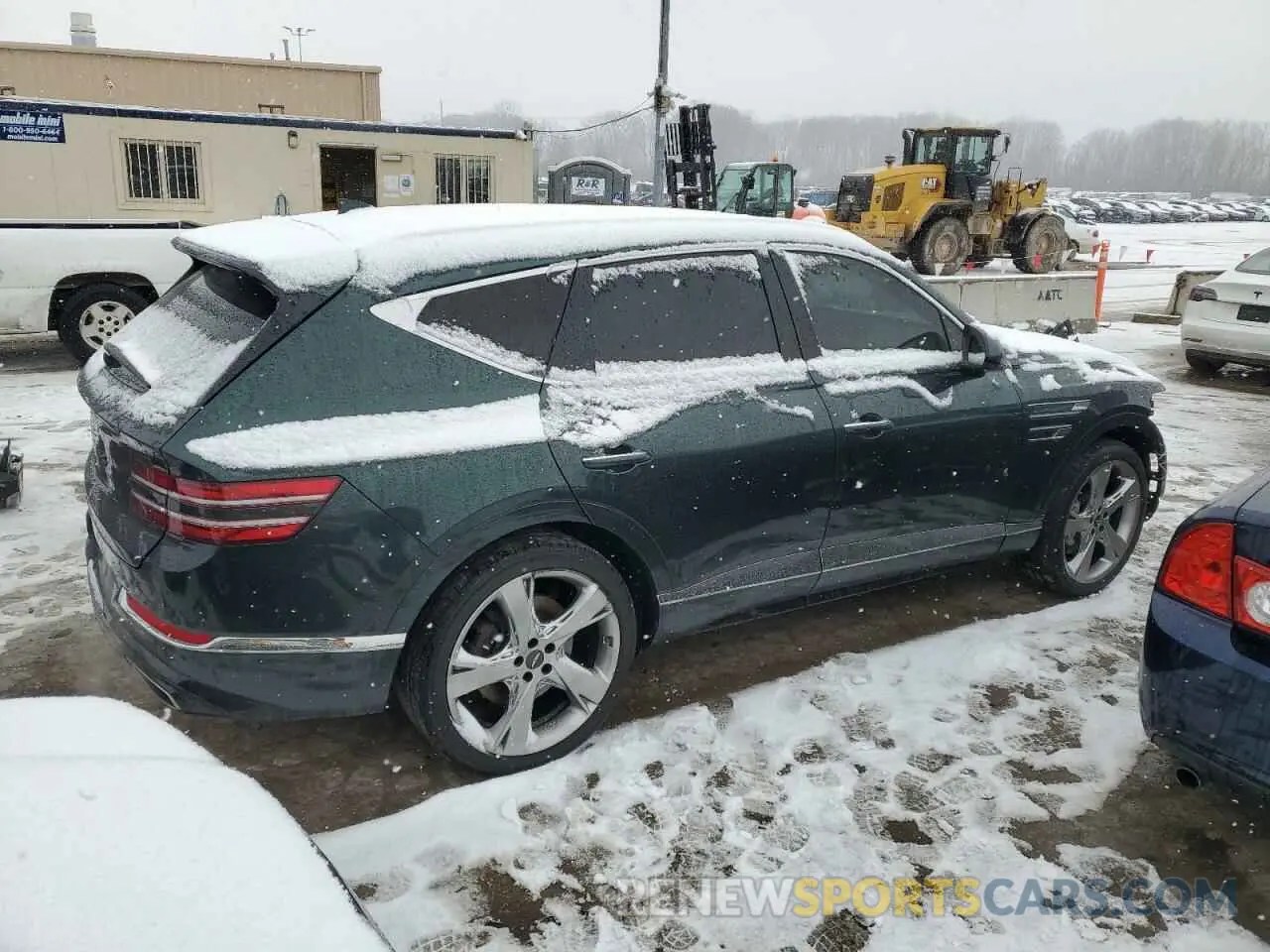 3 Photograph of a damaged car KMUHCESC9MU074852 GENESIS GV80 2021