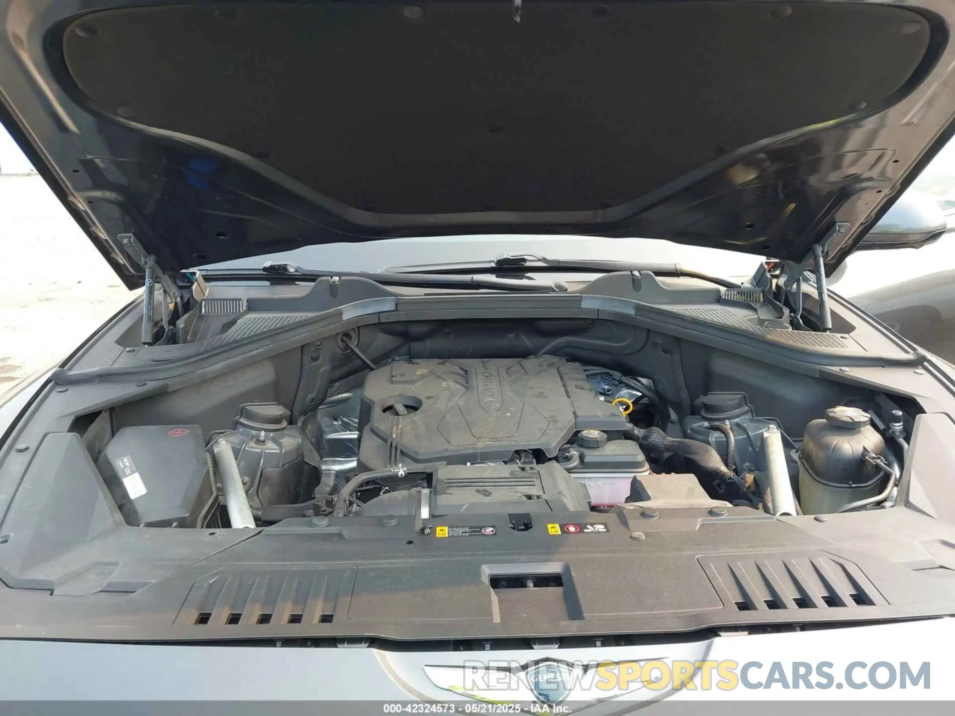 10 Photograph of a damaged car KMUHBDSB5NU091783 GENESIS GV80 2022