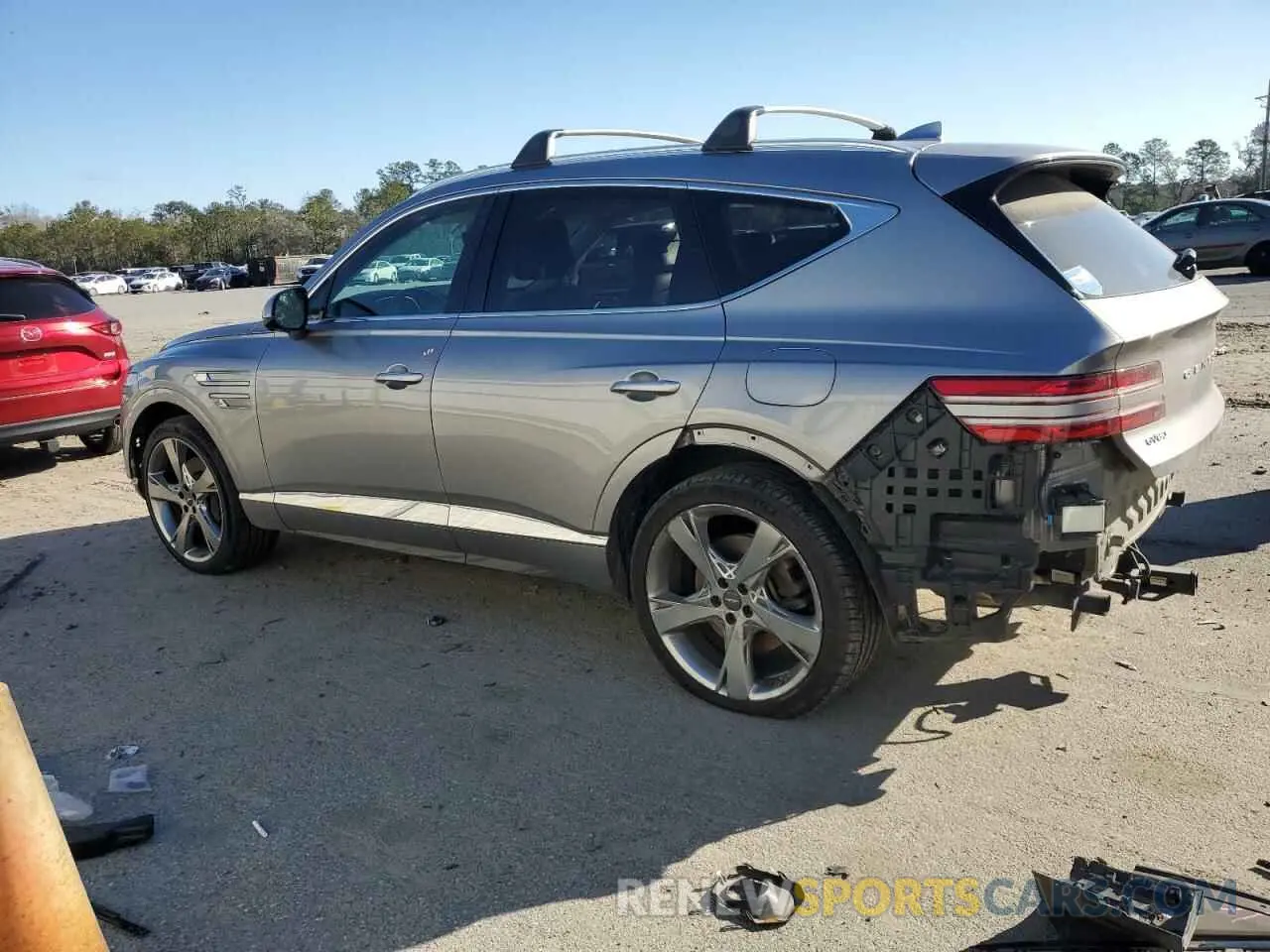 2 Photograph of a damaged car KMUHCESCXNU083352 GENESIS GV80 2022