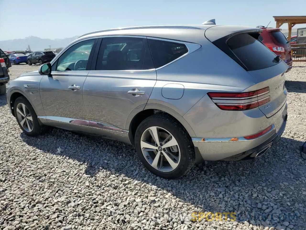 2 Photograph of a damaged car KMUHBDSB0PU122540 GENESIS GV80 2023