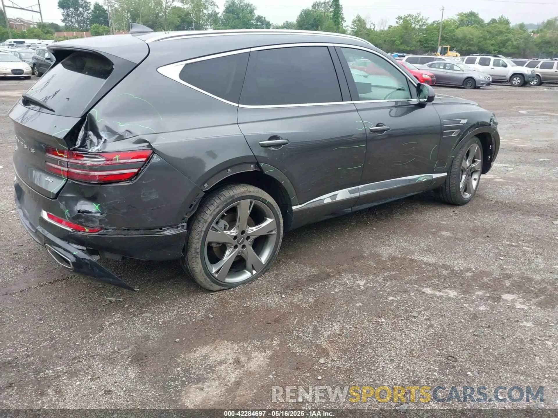 4 Photograph of a damaged car KMUHBDSB6PU102969 GENESIS GV80 2023