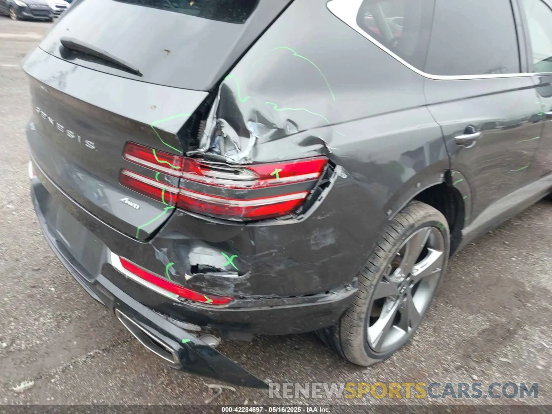 6 Photograph of a damaged car KMUHBDSB6PU102969 GENESIS GV80 2023
