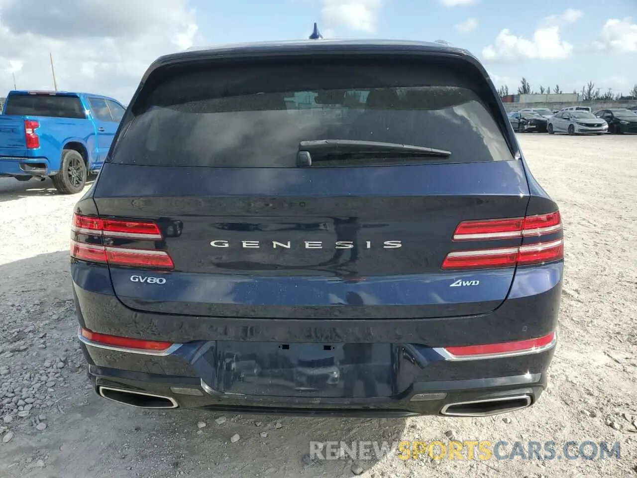 6 Photograph of a damaged car KMUHBDSB7PU115195 GENESIS GV80 2023