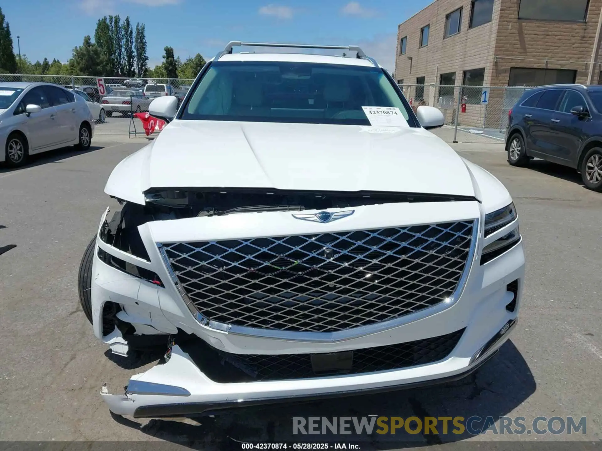 12 Photograph of a damaged car KMUHBDSB8PU102875 GENESIS GV80 2023