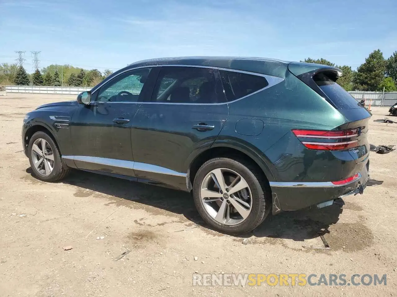 2 Photograph of a damaged car KMUHBDSB8PU131891 GENESIS GV80 2023