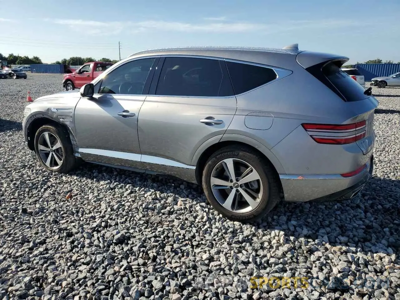 2 Photograph of a damaged car KMUHBDSB9PU123492 GENESIS GV80 2023