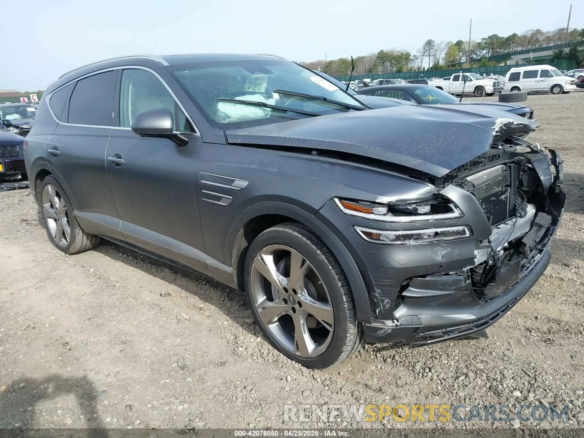 1 Photograph of a damaged car KMUHCESC2PU127234 GENESIS GV80 2023