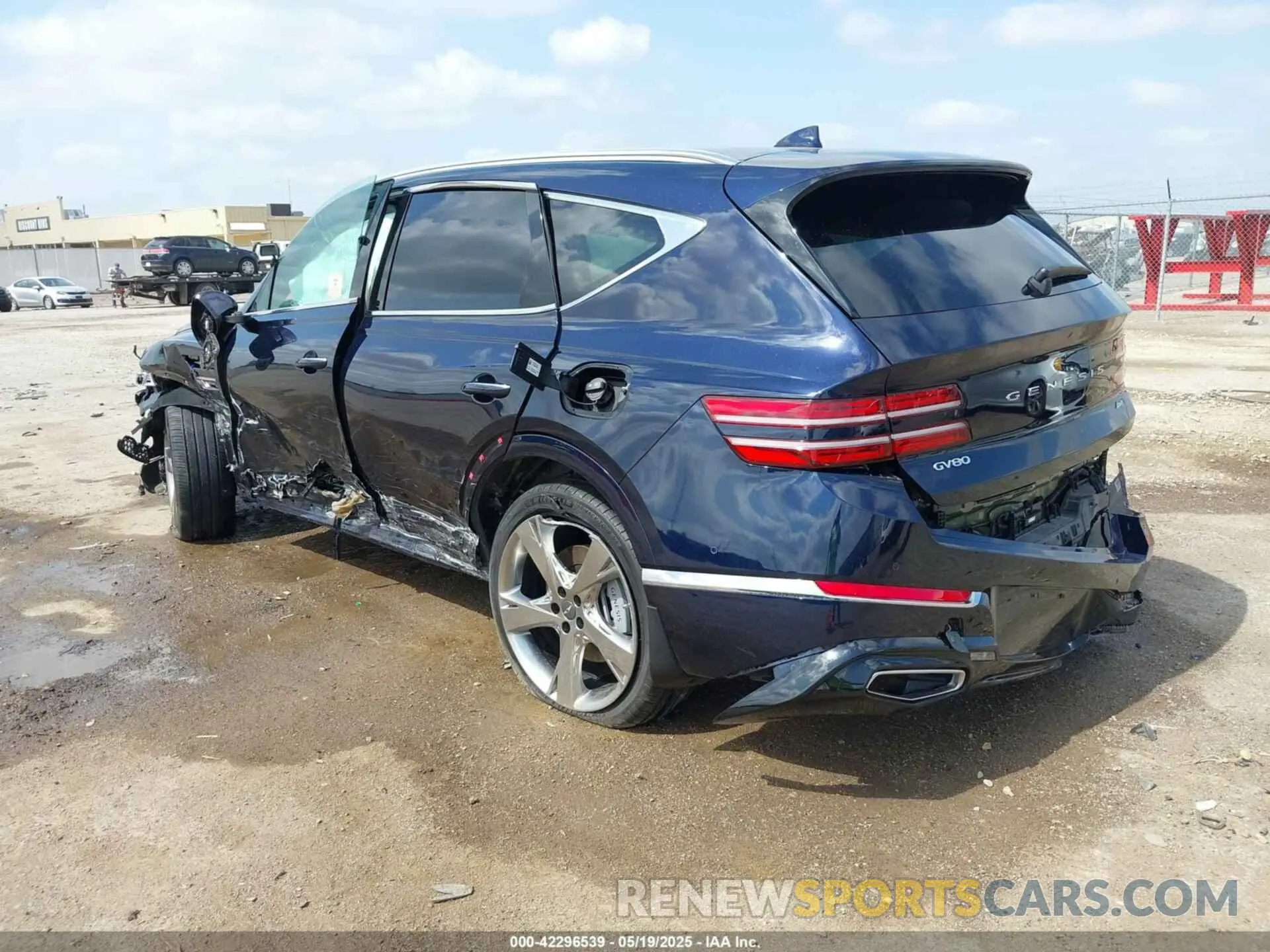 3 Photograph of a damaged car KMUHCESC6PU147034 GENESIS GV80 2023