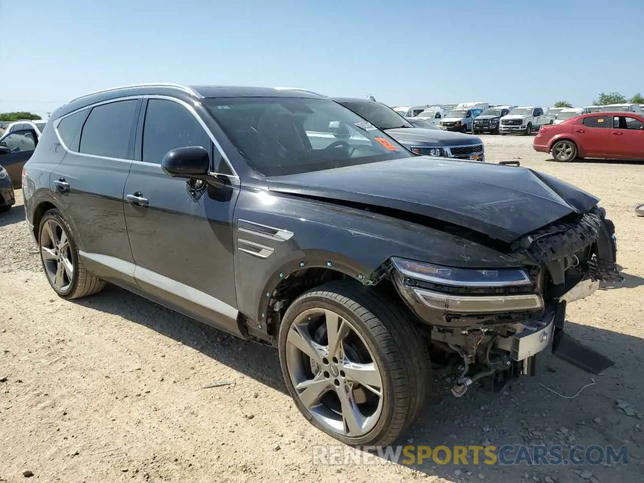 4 Photograph of a damaged car KMUHCESCXPU127305 GENESIS GV80 2023