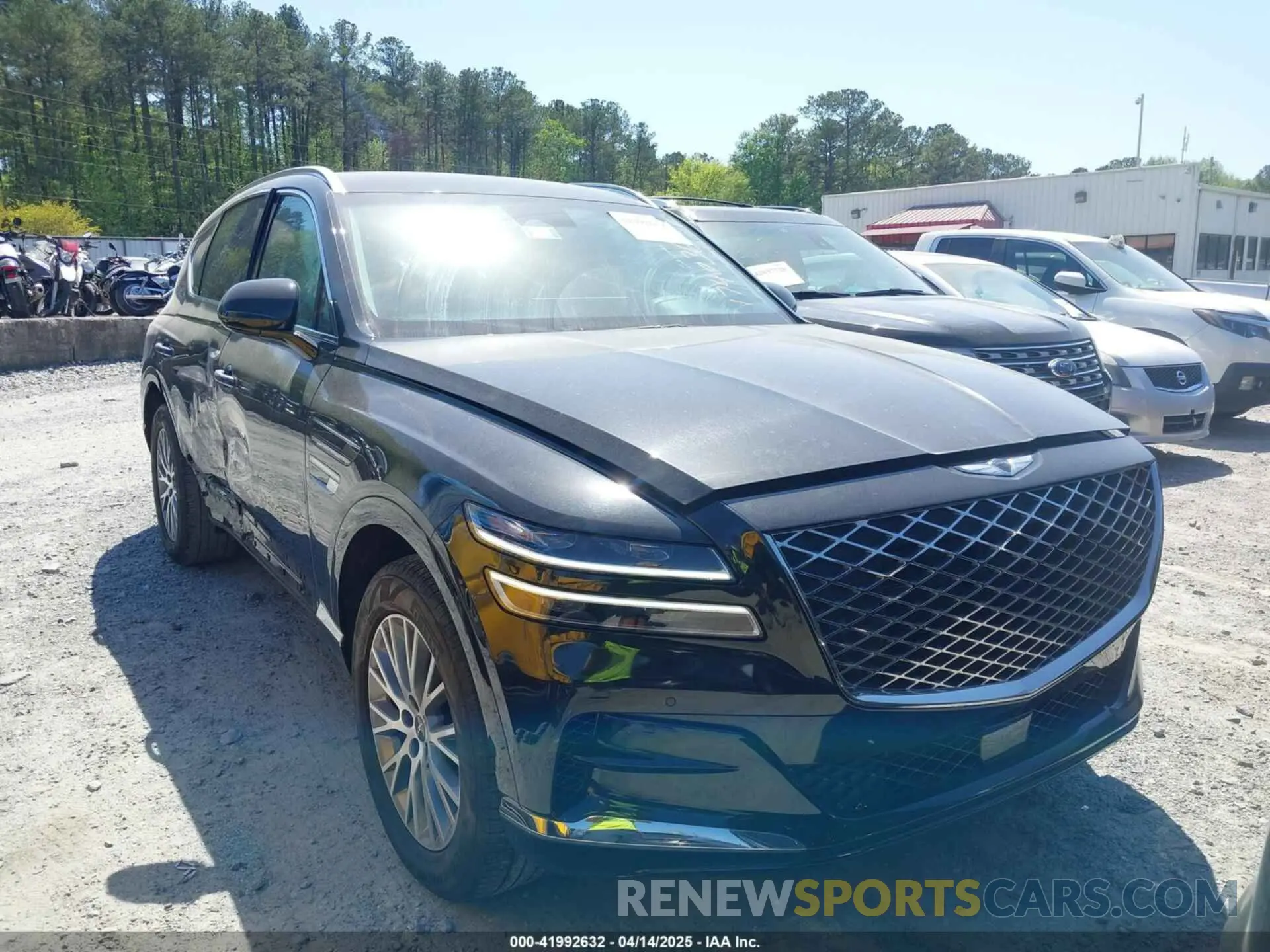 1 Photograph of a damaged car KMUHBDSB3RU174036 GENESIS GV80 2024