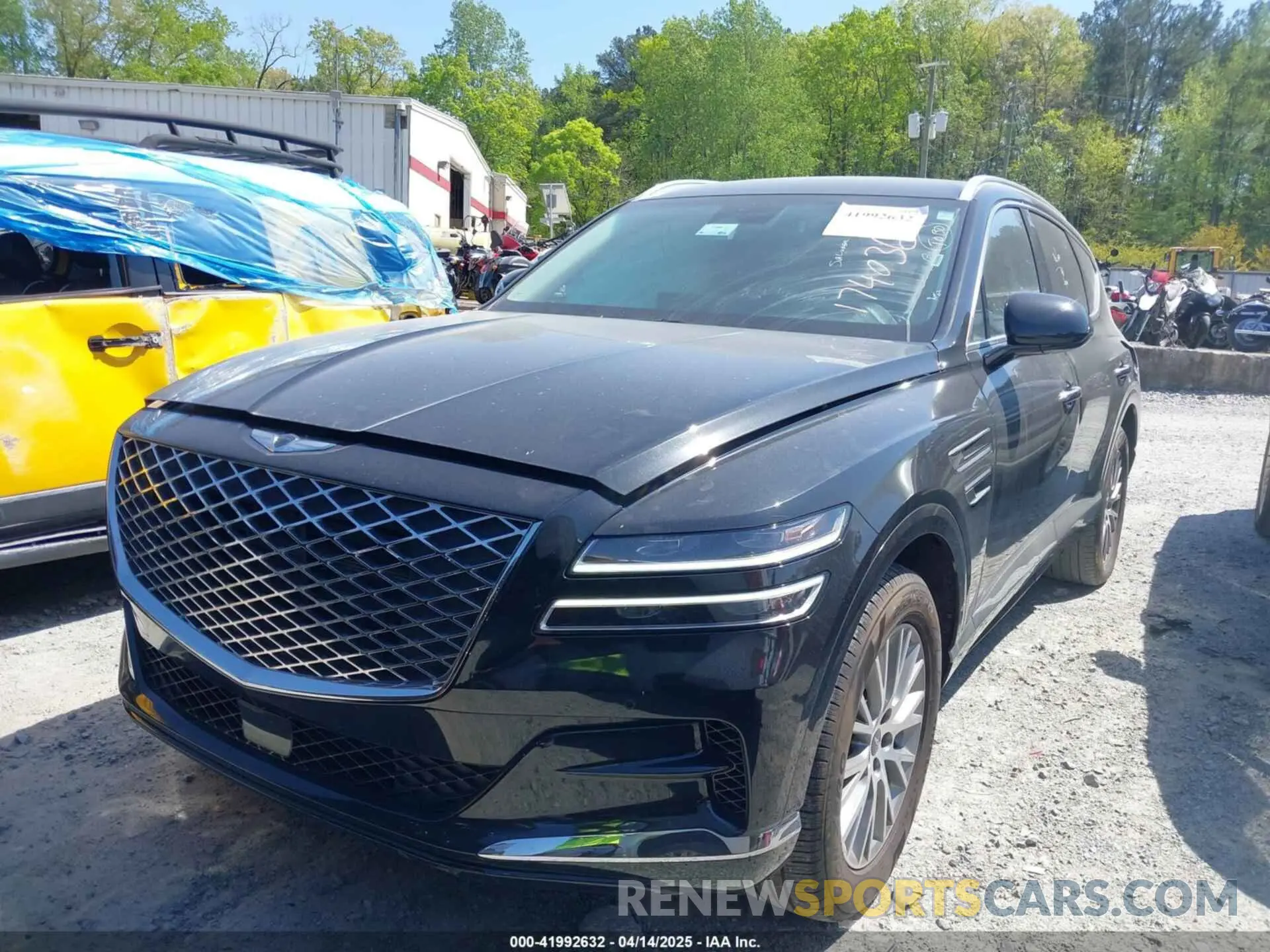 2 Photograph of a damaged car KMUHBDSB3RU174036 GENESIS GV80 2024