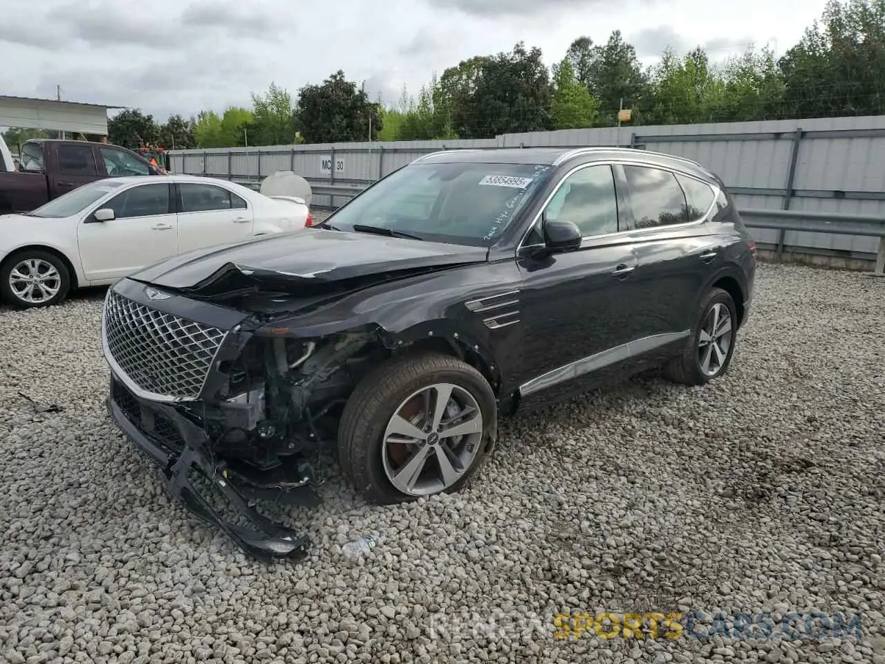 1 Photograph of a damaged car KMUHBDSB4RU181528 GENESIS GV80 2024