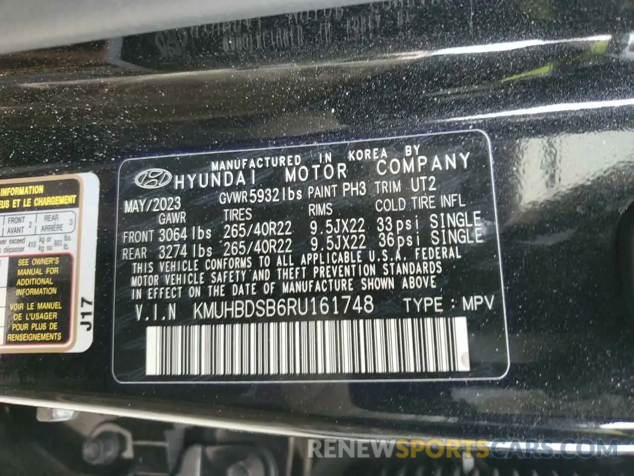 13 Photograph of a damaged car KMUHBDSB6RU161748 GENESIS GV80 2024