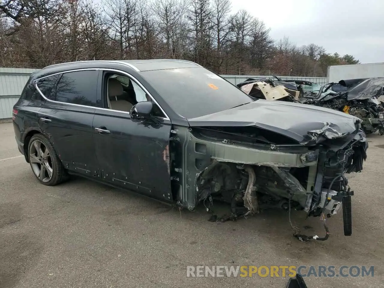 4 Photograph of a damaged car KMUHBDSB6RU161748 GENESIS GV80 2024