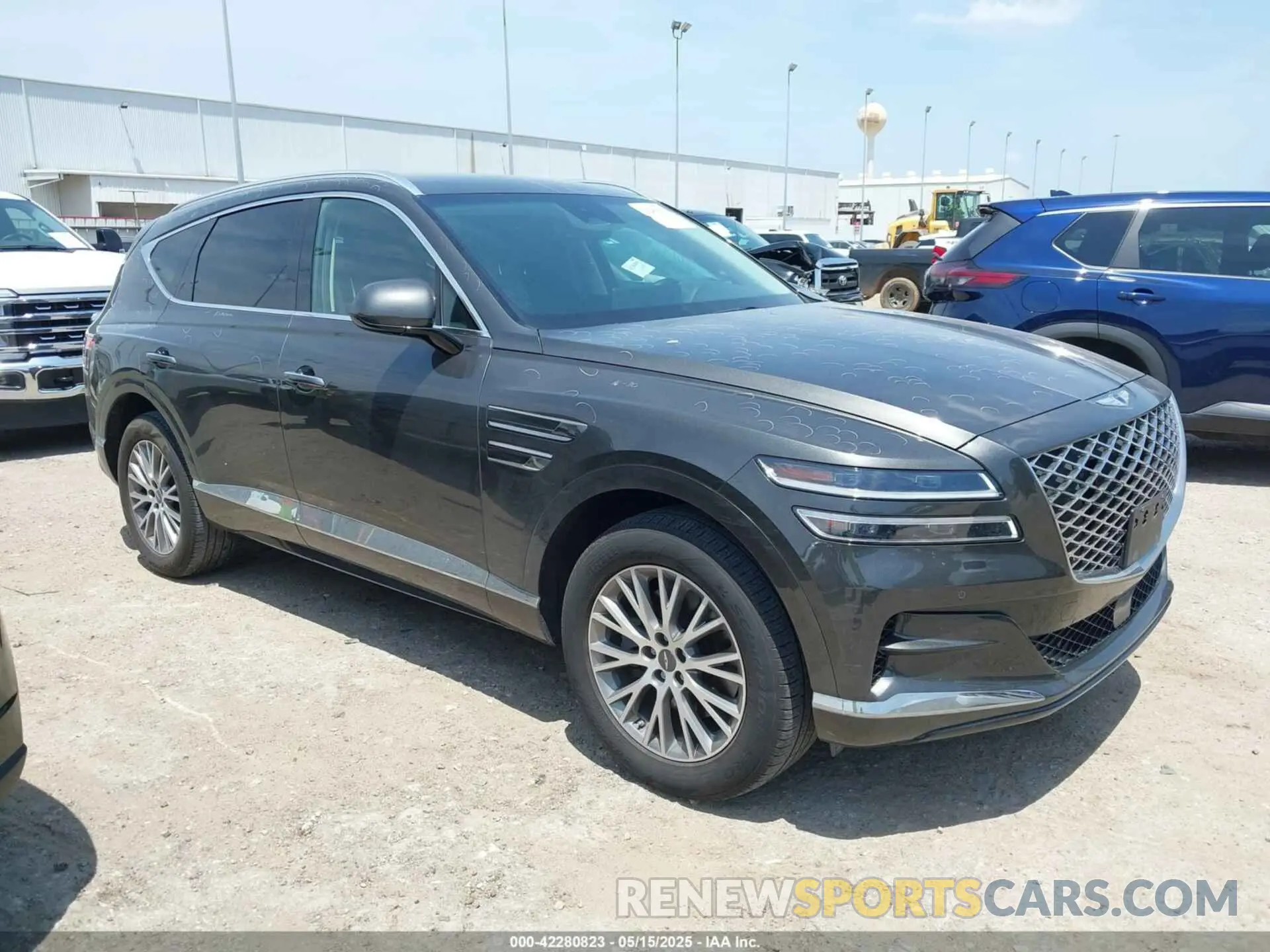 1 Photograph of a damaged car KMUHBDSB7RU209659 GENESIS GV80 2024