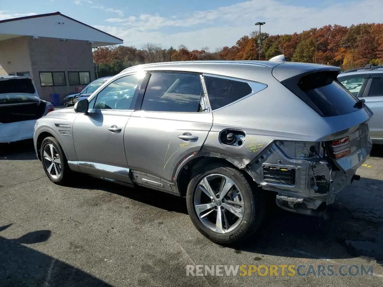 2 Photograph of a damaged car KMUHCESC0RU165600 GENESIS GV80 2024