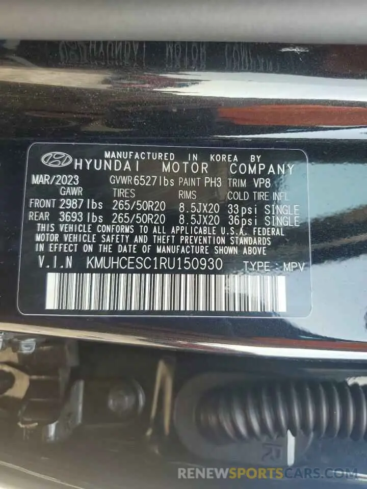 12 Photograph of a damaged car KMUHCESC1RU150930 GENESIS GV80 2024