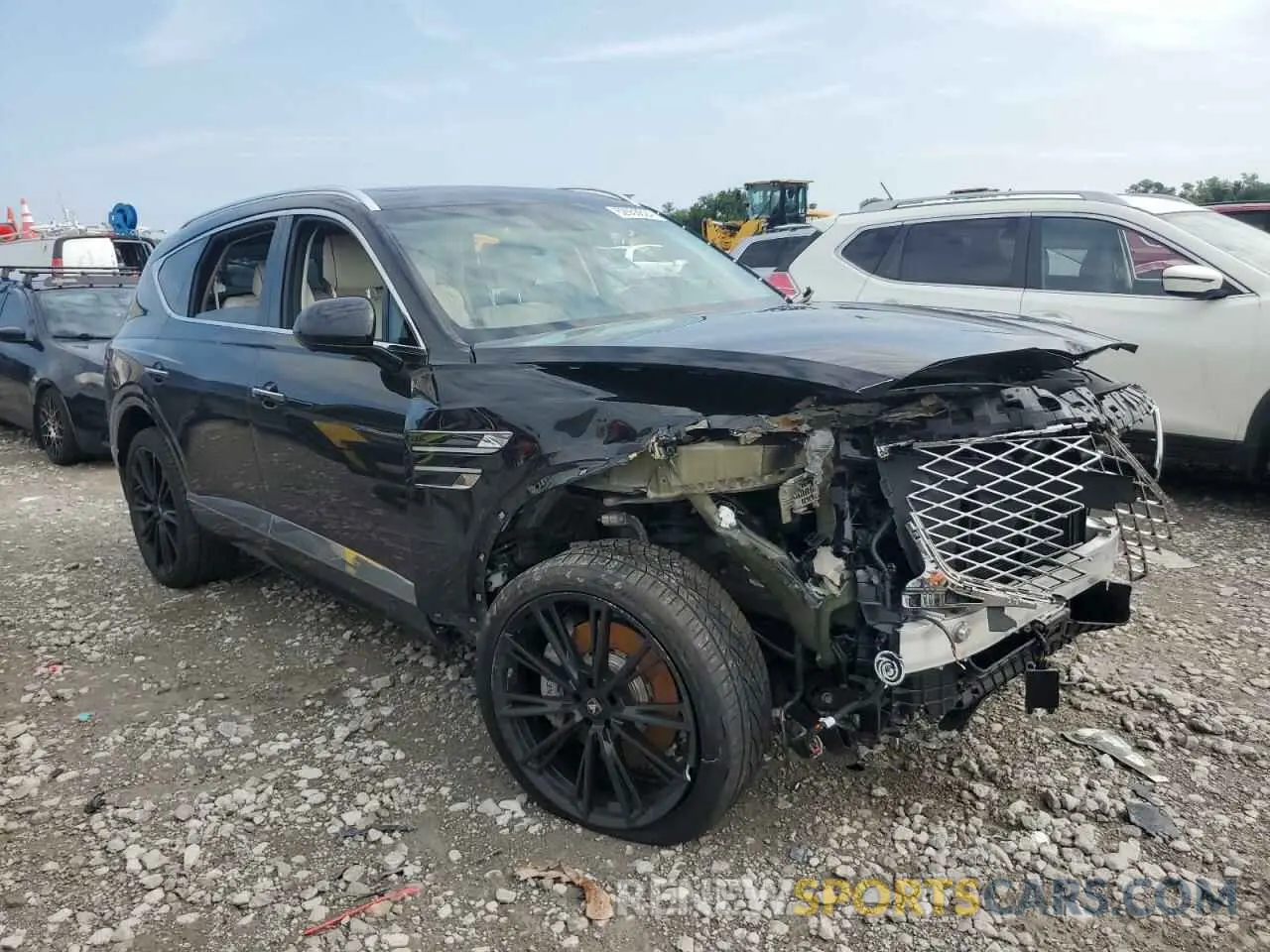 4 Photograph of a damaged car KMUHCESC1RU150930 GENESIS GV80 2024