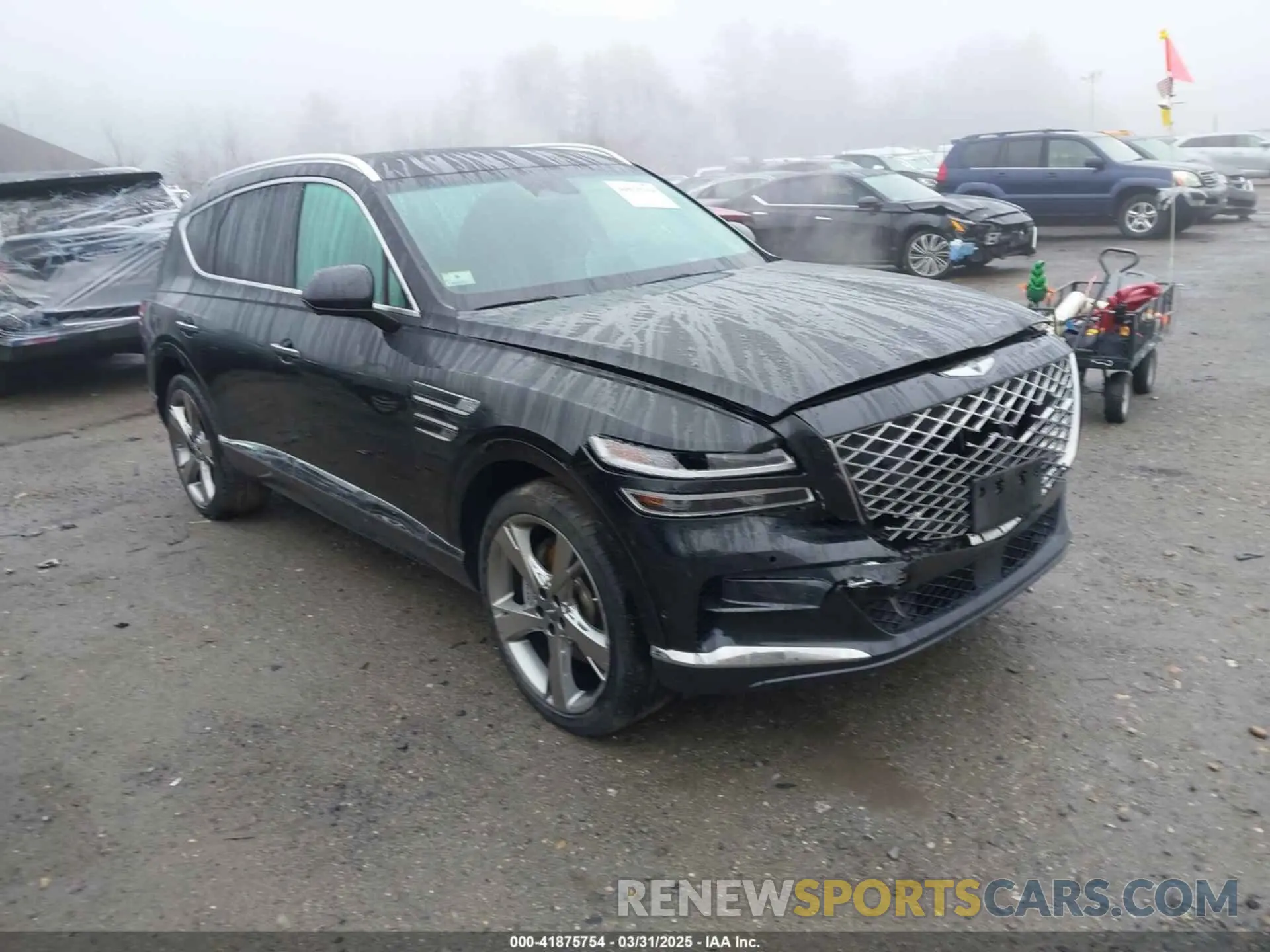 1 Photograph of a damaged car KMUHCESC2RU168319 GENESIS GV80 2024