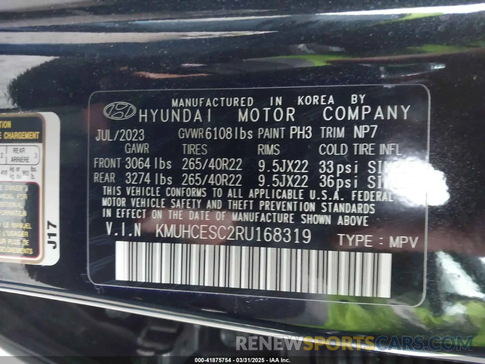 9 Photograph of a damaged car KMUHCESC2RU168319 GENESIS GV80 2024