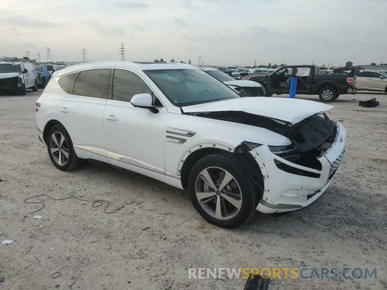 4 Photograph of a damaged car KMUHCESC6RU177900 GENESIS GV80 2024