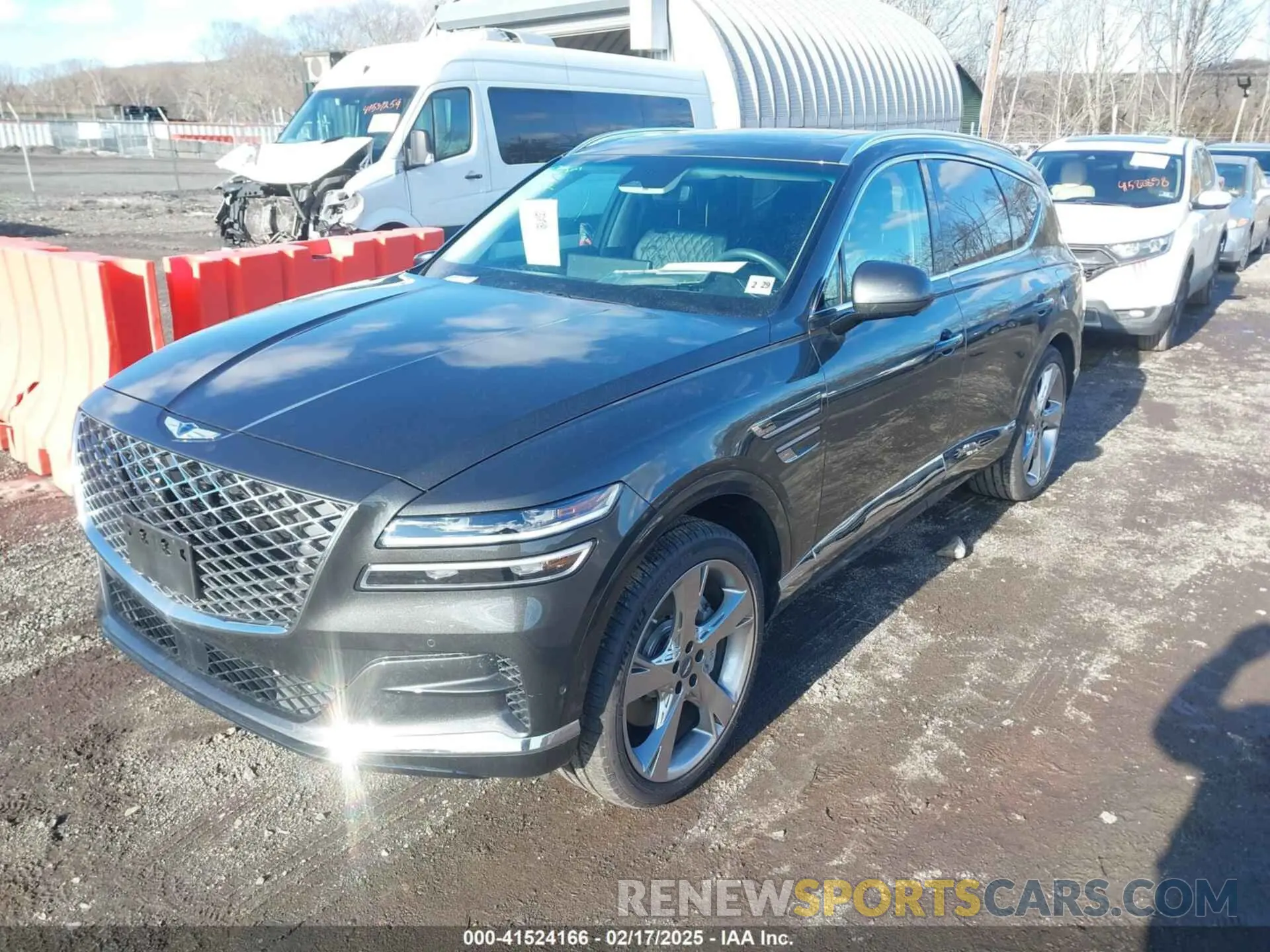 2 Photograph of a damaged car KMUHCESC7RU180109 GENESIS GV80 2024