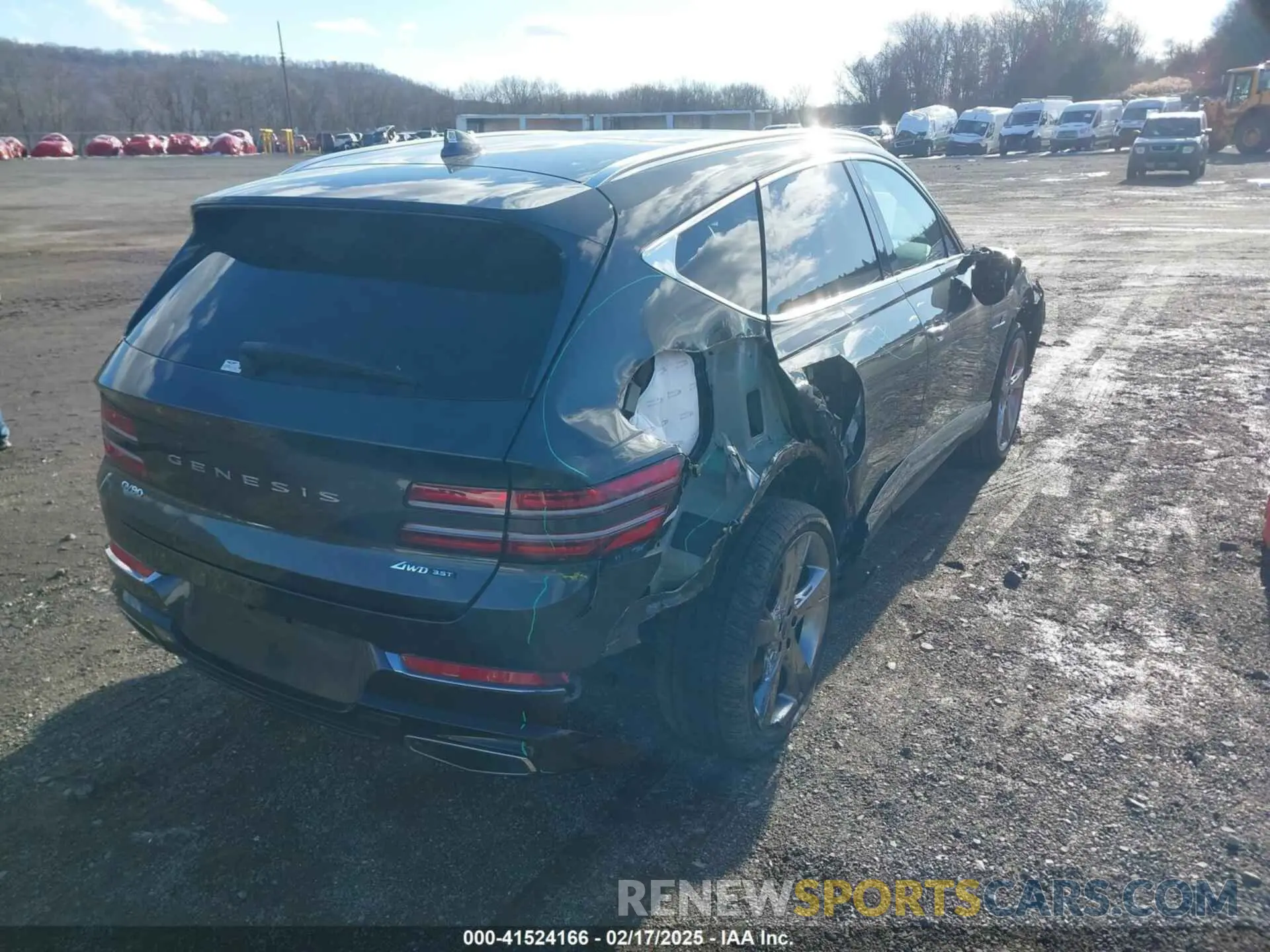 4 Photograph of a damaged car KMUHCESC7RU180109 GENESIS GV80 2024